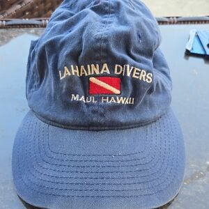 Lahaina Divers Maui Hawaii Embroidered Navy Cap